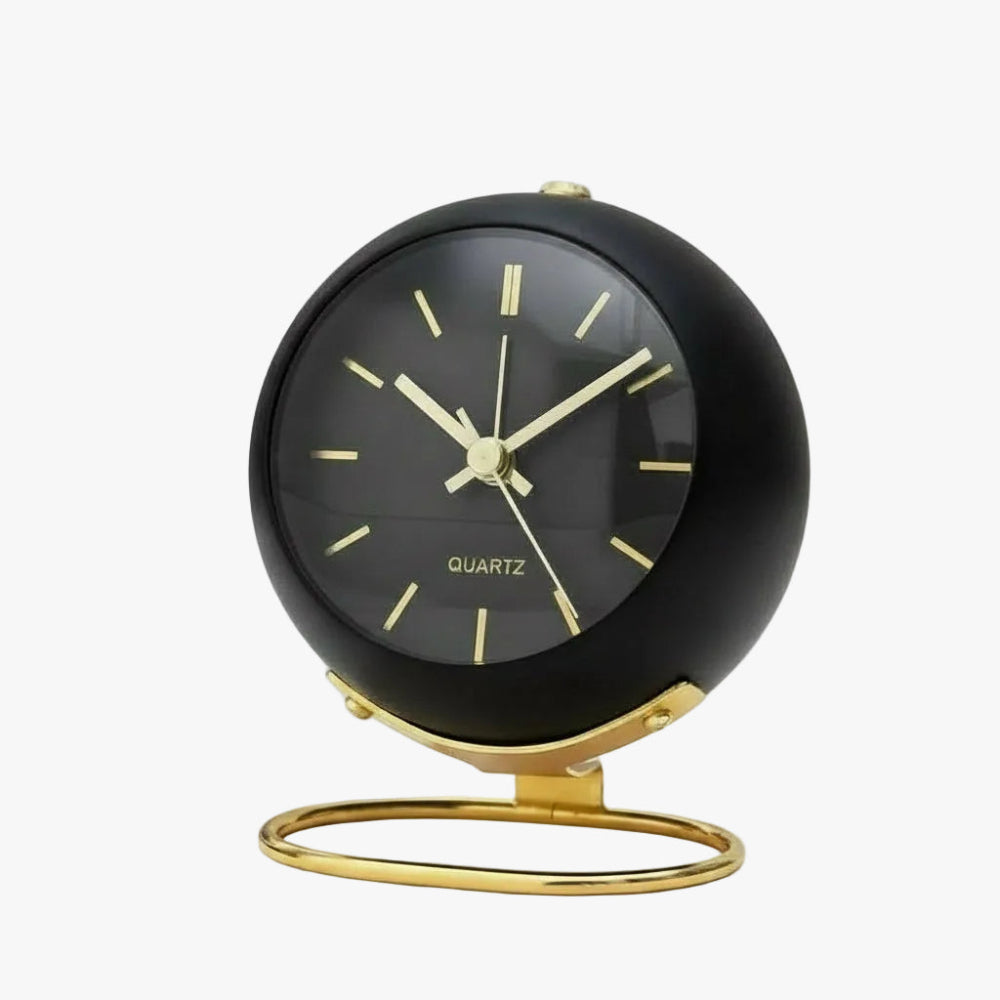 Retro analog väckarklocka – Silent Glow