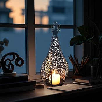 Ljuslykta orientalisk svart metall – Mirage