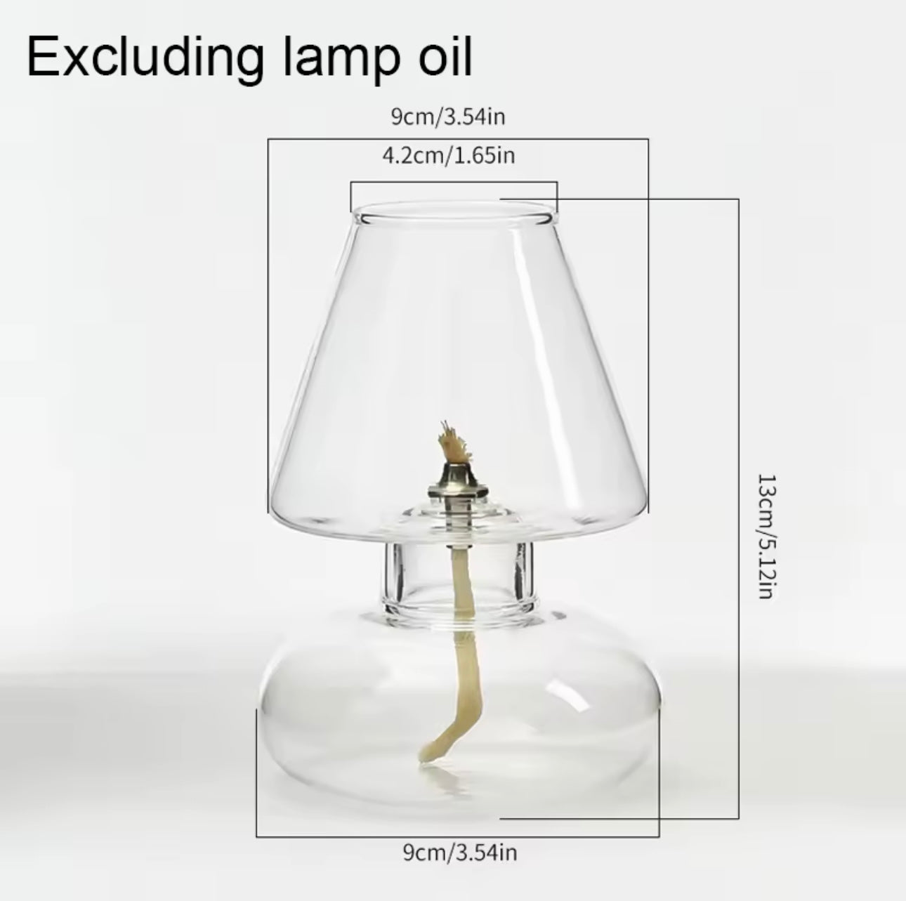 Oljelampa i glas - Glow