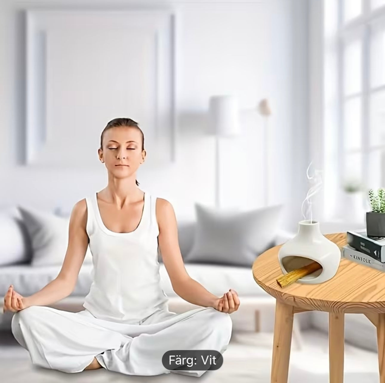 Liten eldstad keramik - Palo Santo & Sage Burner