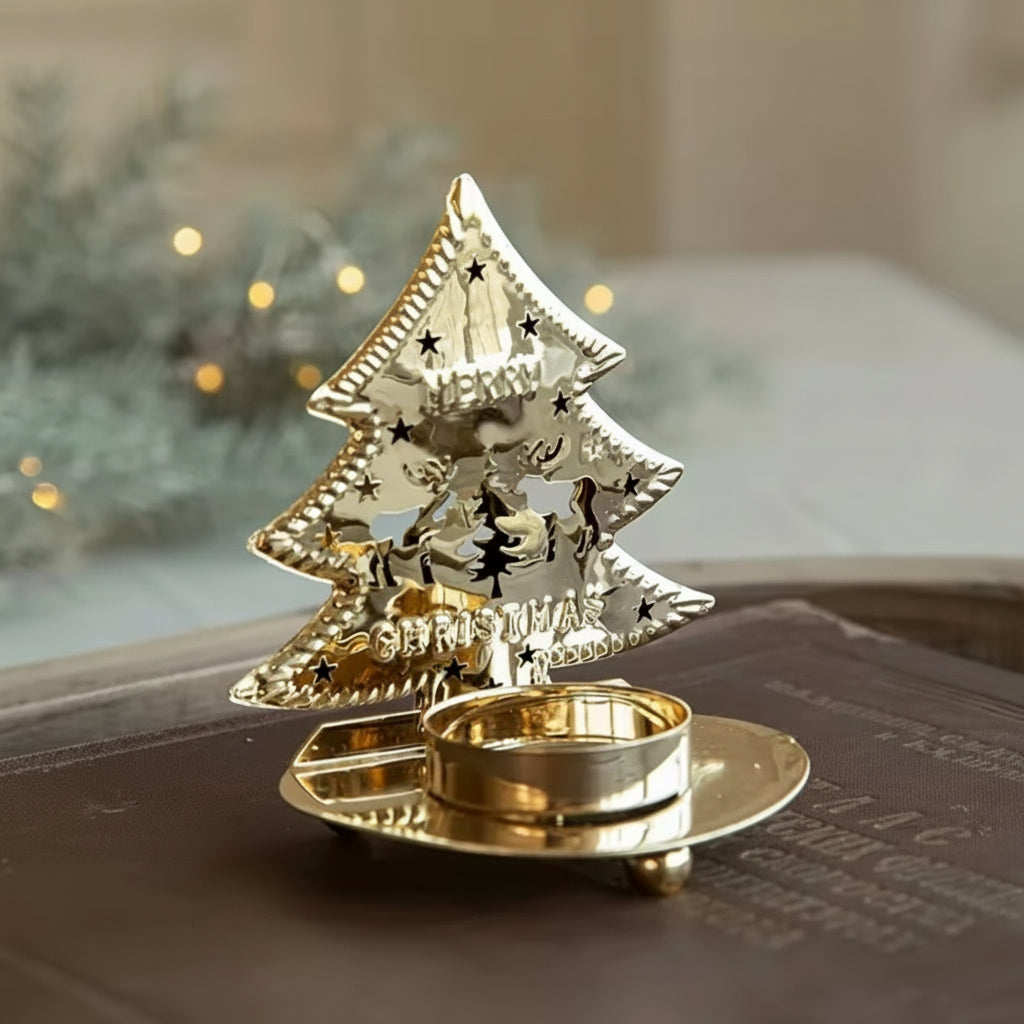 Ljuslykta gran guld - Winterglow