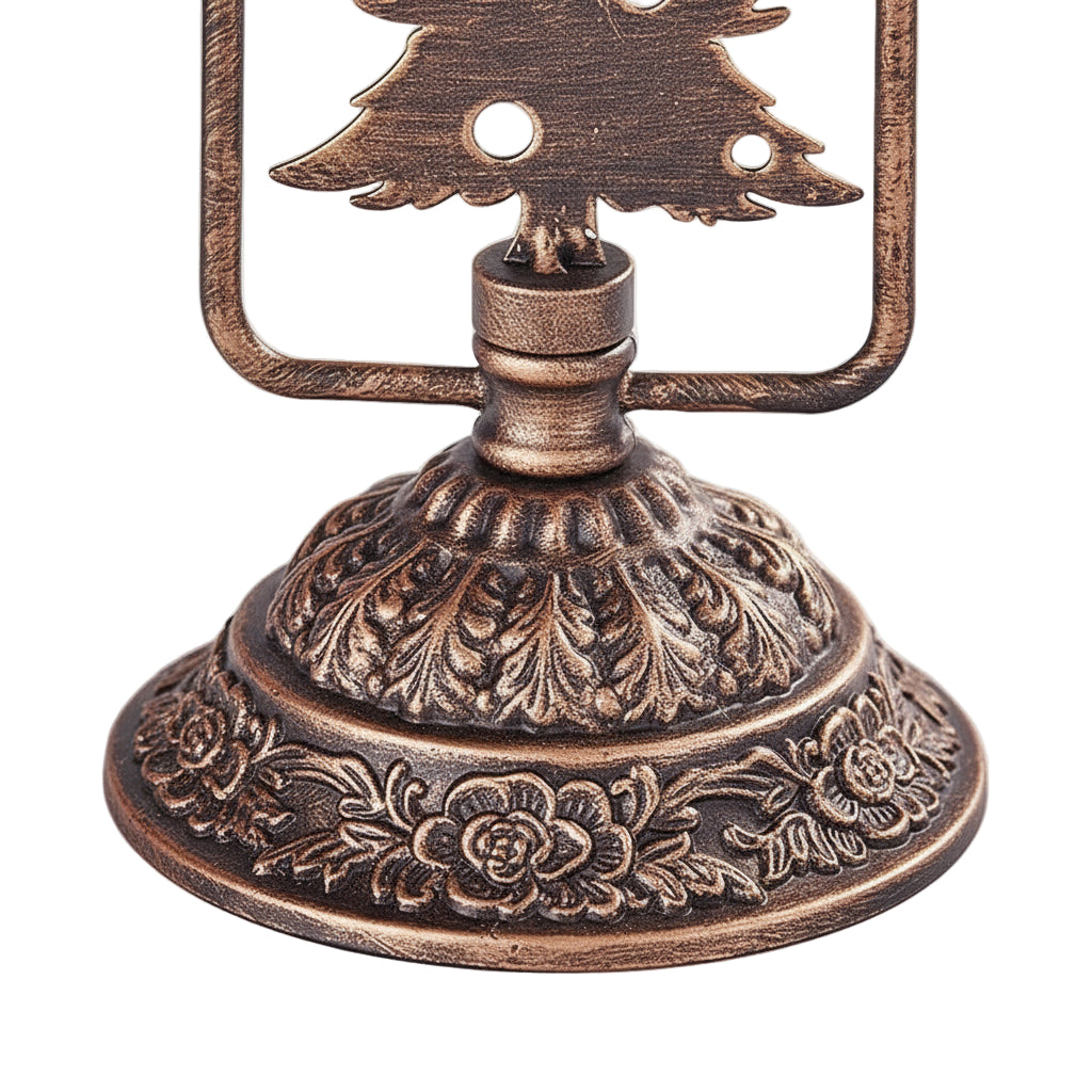 Ljusstake med julmotiv - Gran