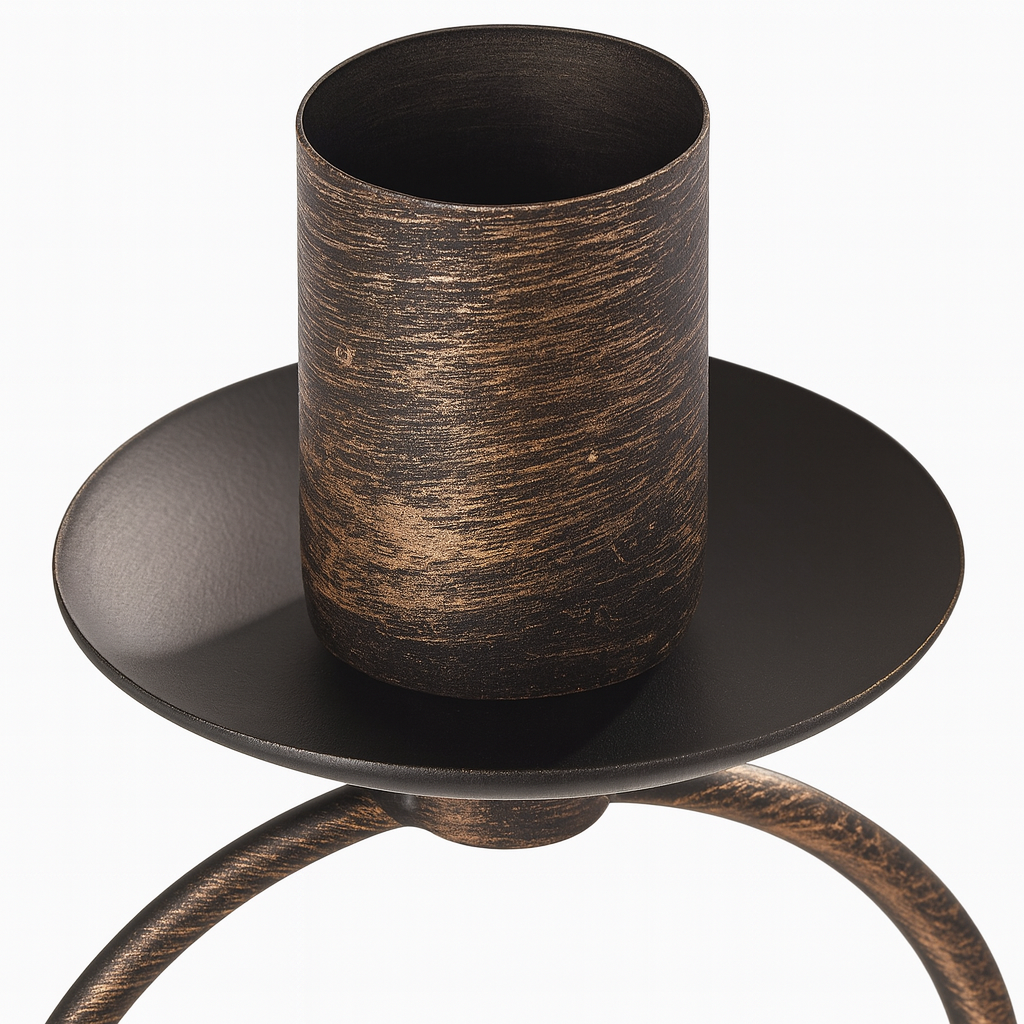 Ljusstake med julmotiv - Gran