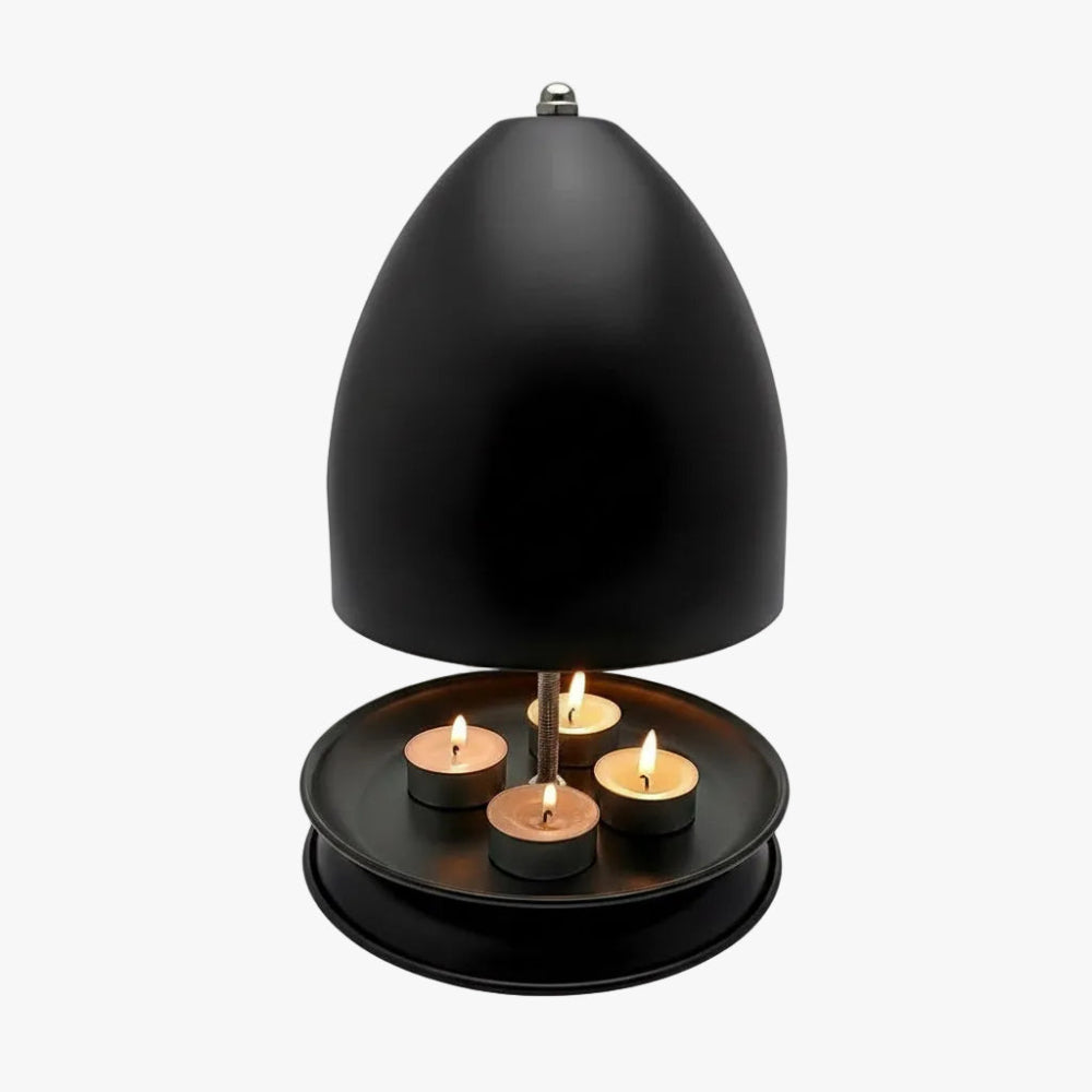 Värmeljuskamin i metall – Ember