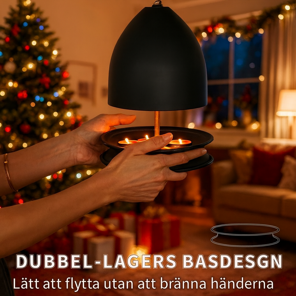 Värmeljuskamin i metall – Ember