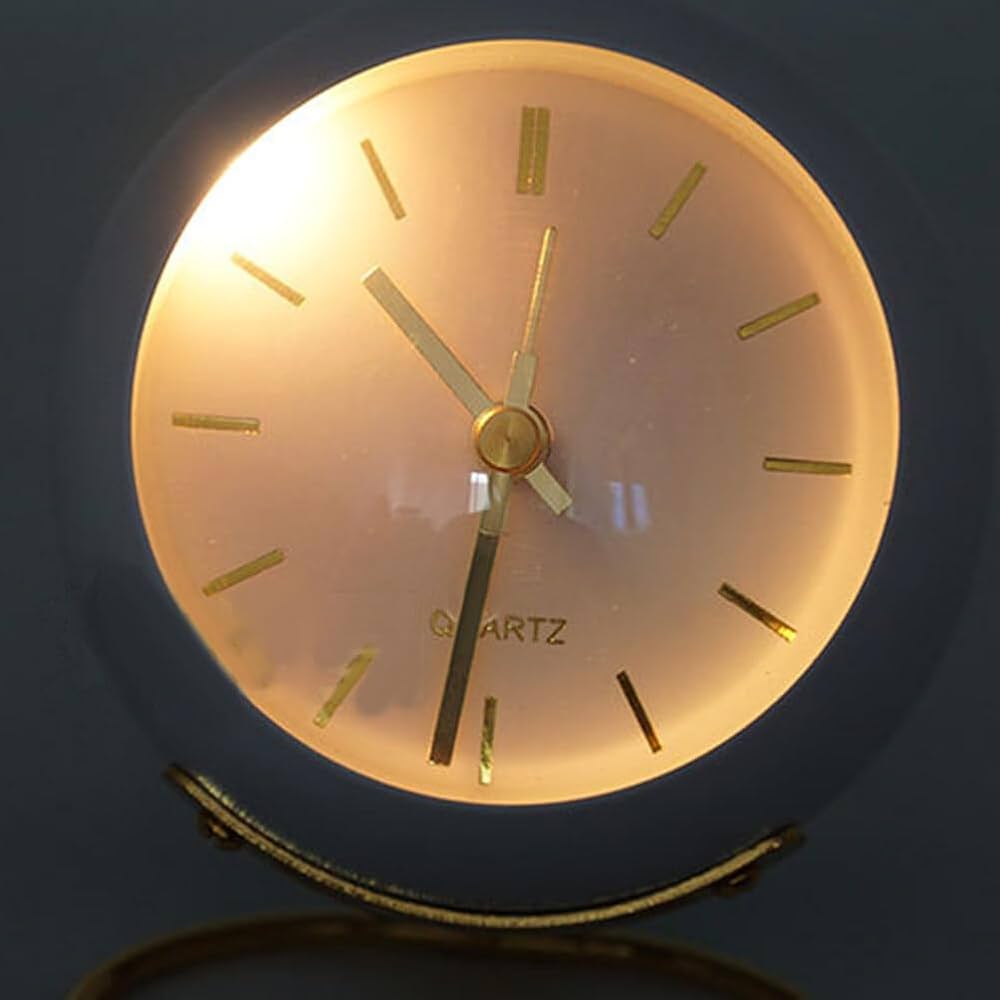 Retro analog väckarklocka – Silent Glow