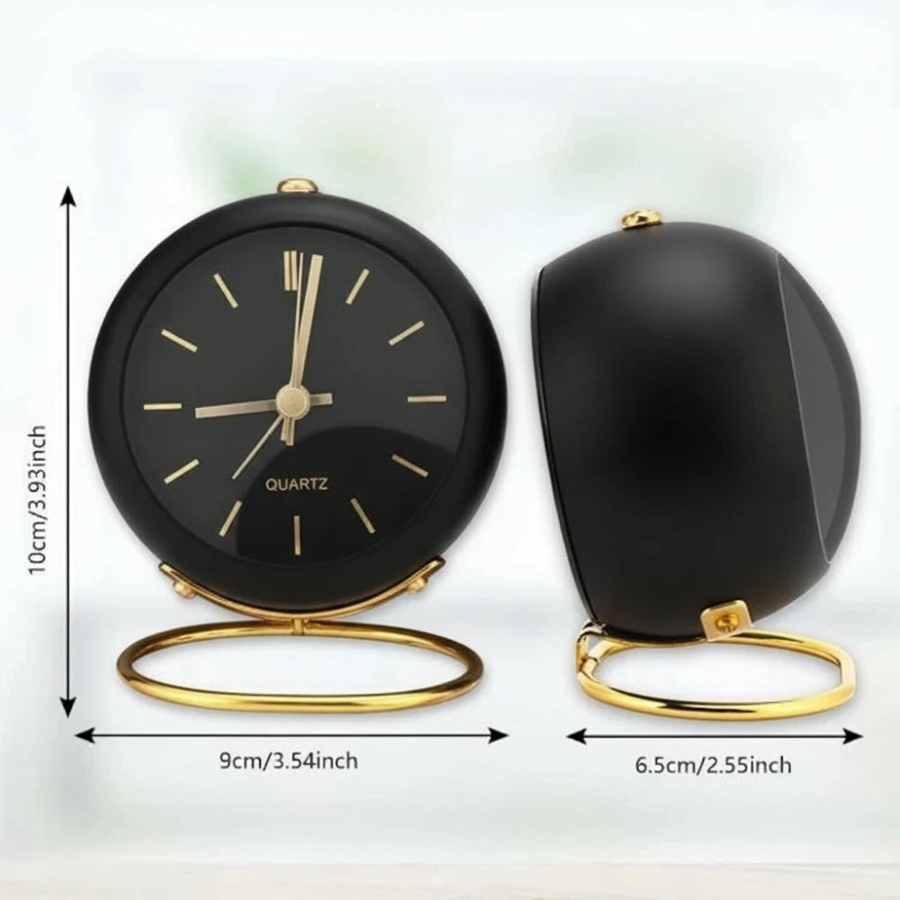 Retro analog väckarklocka – Silent Glow