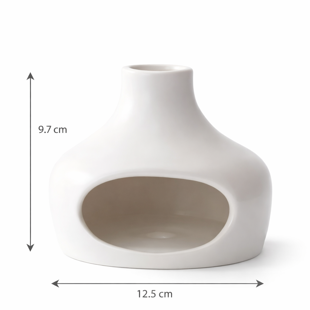 keramisk palo santo burner med mått