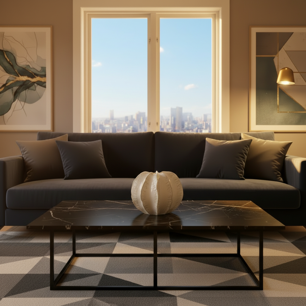 vit keramikvas i vardagsrum