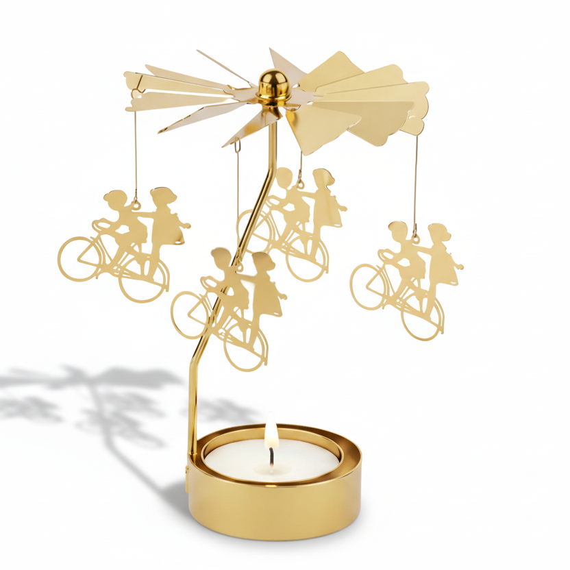 Änglaspel med ljushållare - Siblings
