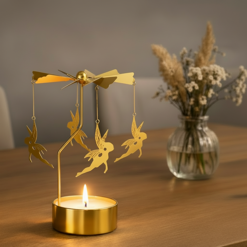 guld änglaspel dekoration skandinavisk inredning