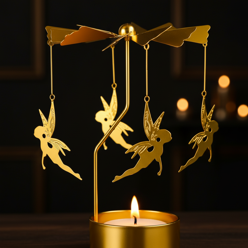 Änglaspel ljus guld änglar