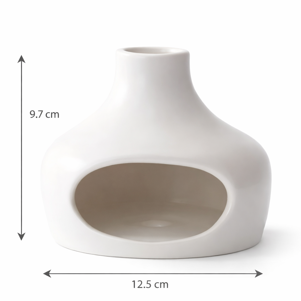 keramisk palo santo burner med mått