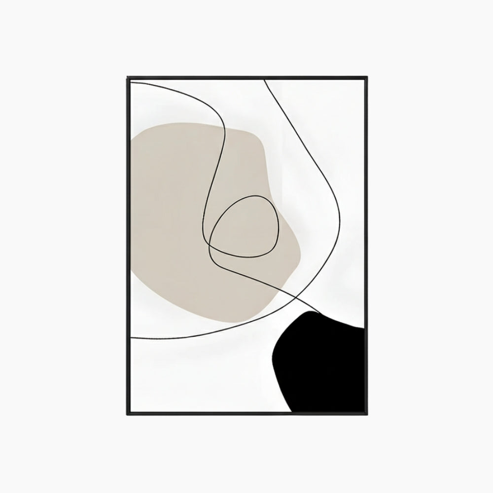 Canvas Poster, Linjeteckning - Serene