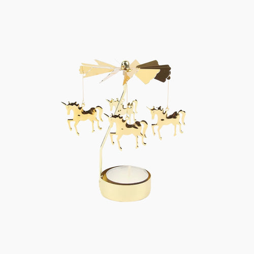 Änglaspel med ljushållare - Unicorn