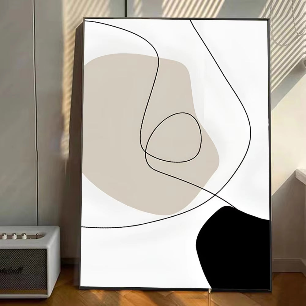 Canvas Poster, Linjeteckning - Serene